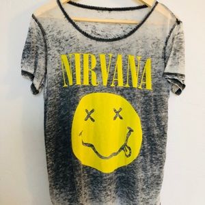 Nirvana vintage grunge tee